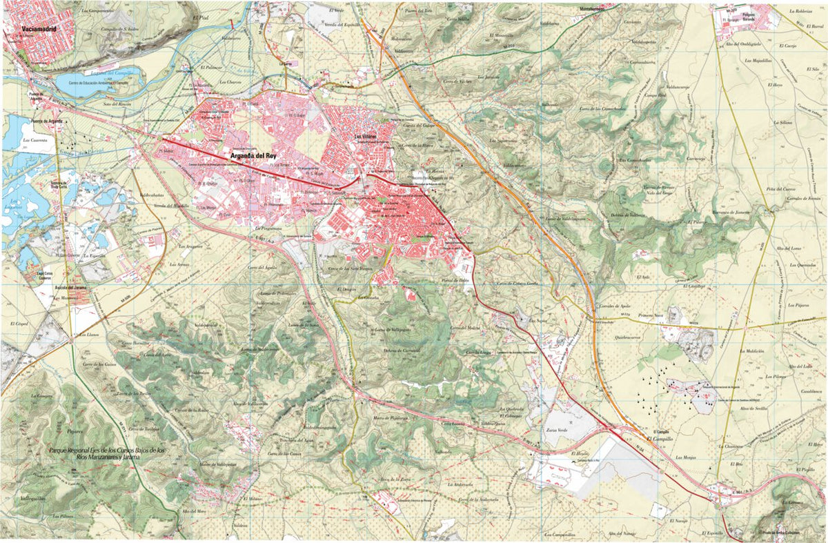 Arganda del Rey (0583-1) Map by Instituto Geografico Nacional de Espana ...