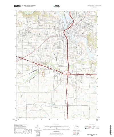Cedar Rapids South, IA (2018, 24000-Scale) Preview 1