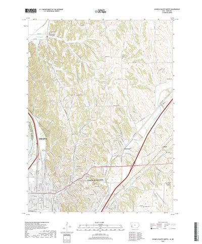 Council Bluffs North, IA (2018, 24000-Scale) Preview 1