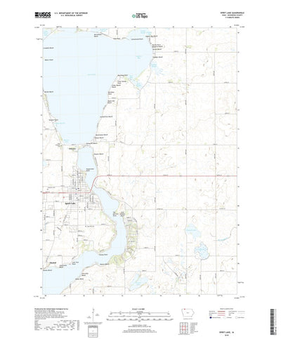 Spirit Lake, IA (2018, 24000-Scale) Preview 1
