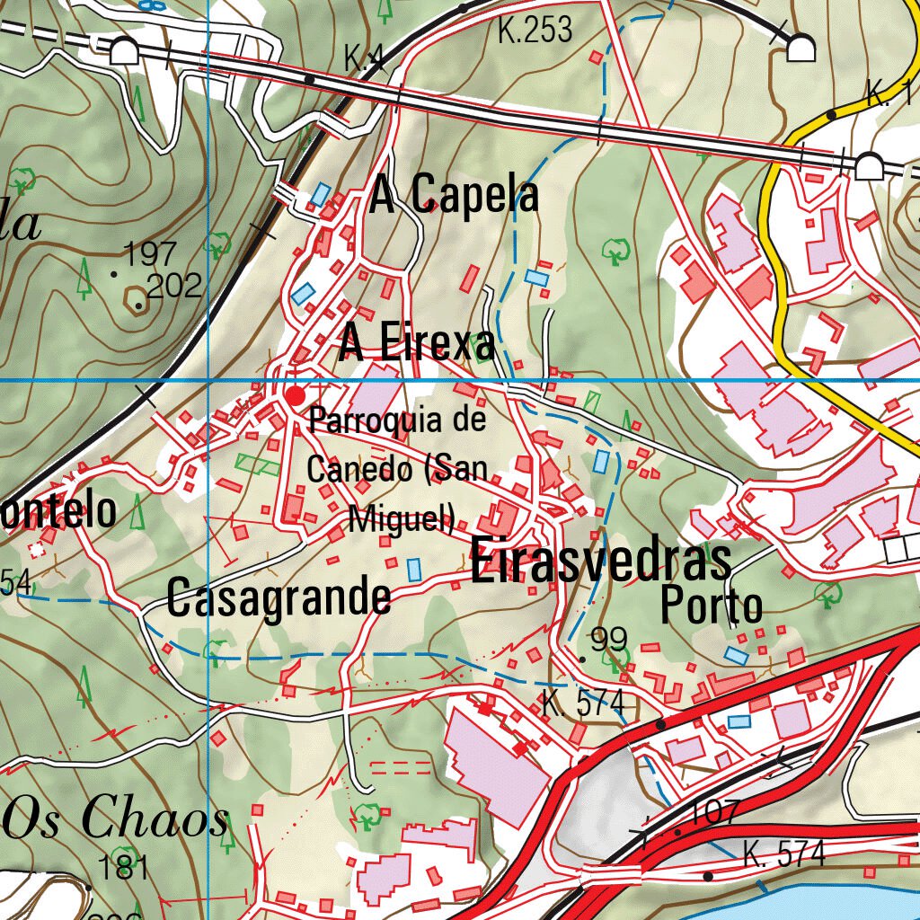 Ourense (0187-4) Map by Instituto Geografico Nacional de Espana ...