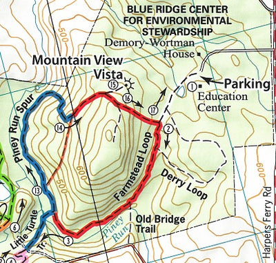 Family Friendly Hikes in Virginia (9-Map Bundle)