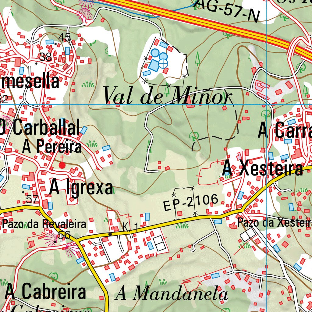 Baiona (02611) map by Instituto Geografico Nacional de Espana Avenza