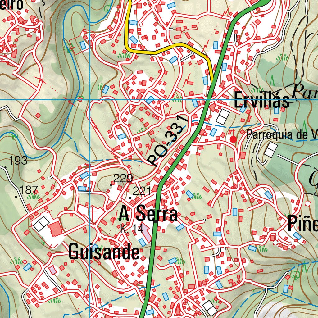 Baiona (02611) map by Instituto Geografico Nacional de Espana Avenza