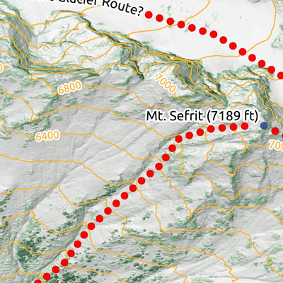Mt Sefrit Climbing Routes