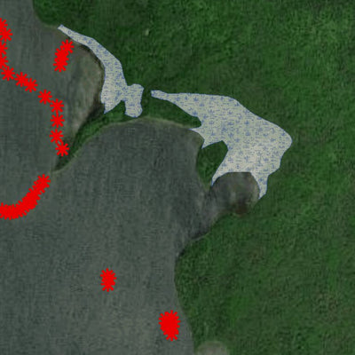 Fraser Lake Fishing Map