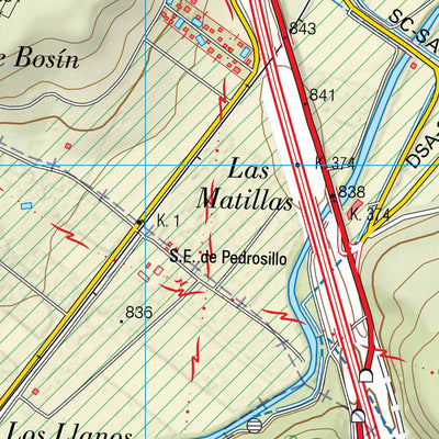Galisancho (05034) Map by Instituto Geografico Nacional de Espana