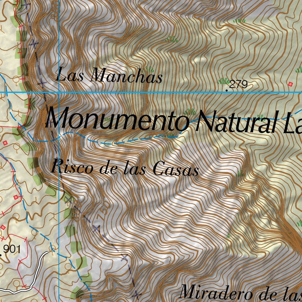 Frontera (1105-4) Map by Instituto Geografico Nacional de Espana ...