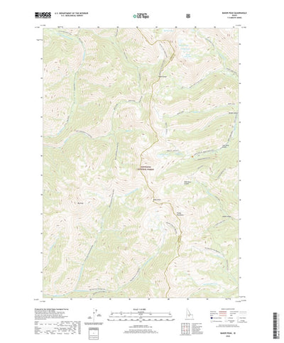 Baker Peak, ID (2020, 24000-Scale) Preview 1