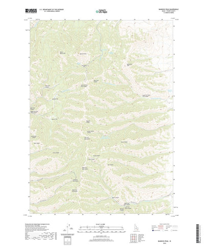 Bannock Peak, ID (2020, 24000-Scale) Preview 1