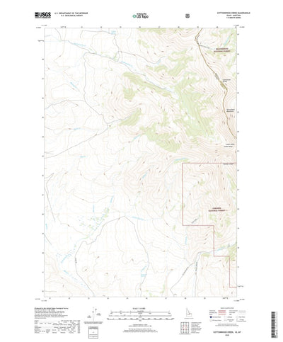 Cottonwood Creek, ID (2020, 24000-Scale) Preview 1