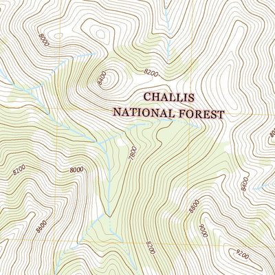 Challis Creek Lakes, ID (2020, 24000-Scale) Preview 2