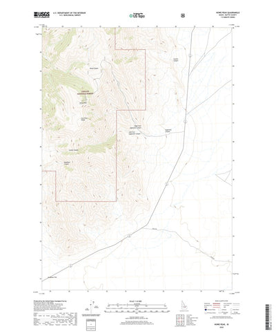 Howe Peak, ID (2020, 24000-Scale) Preview 1