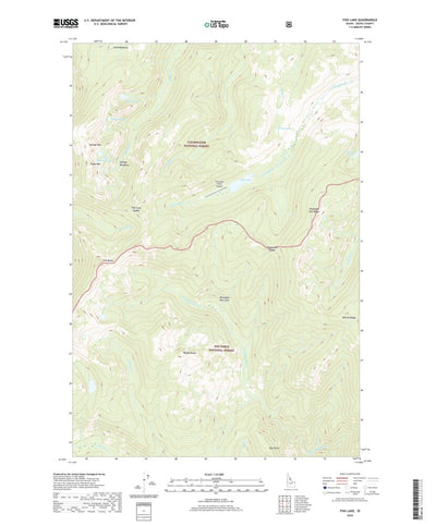 Fish Lake, ID (2020, 24000-Scale) Preview 1