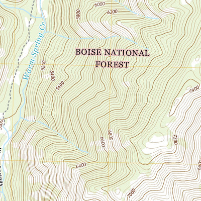 Eightmile Mountain, ID (2020, 24000-Scale) Preview 2