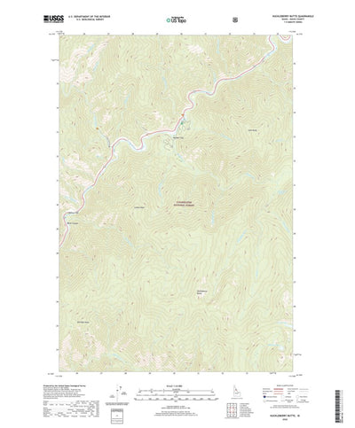 Huckleberry Butte, ID (2020, 24000-Scale) Preview 1