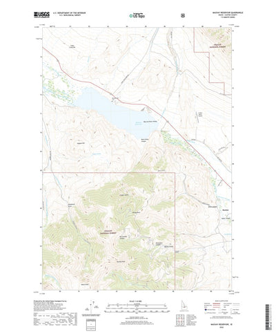 Mackay Reservoir, ID (2020, 24000-Scale) Preview 1
