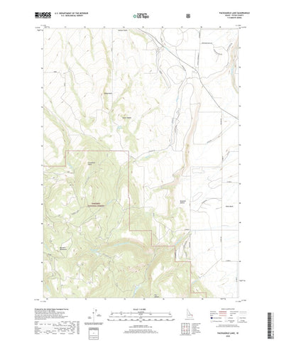 Packsaddle Lake, ID (2020, 24000-Scale) Preview 1
