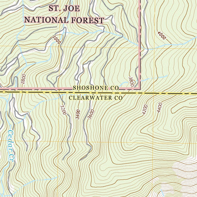 Little Goat Mountains, ID (2020, 24000-Scale) Preview 2