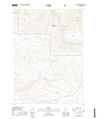 Long Tom Reservoir, ID (2020, 24000-Scale) Preview 1