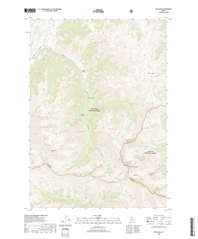 Ryan Peak, ID (2020, 24000-Scale) Preview 1