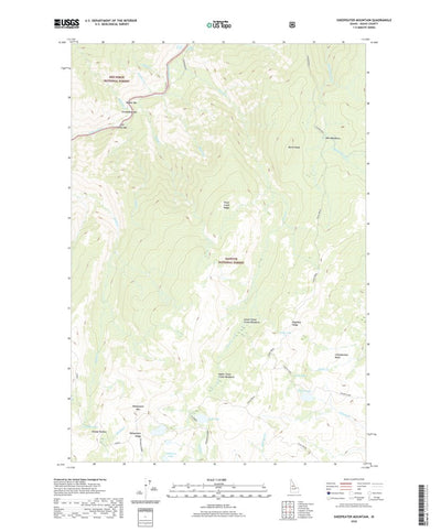 Sheepeater Mountain, ID (2020, 24000-Scale) Preview 1