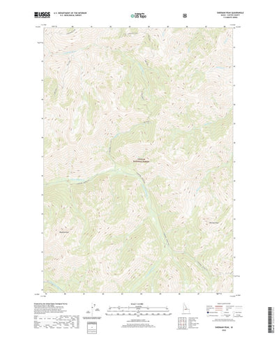 Sherman Peak, ID (2020, 24000-Scale) Preview 1