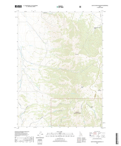 South Putnam Mountain, ID (2020, 24000-Scale) Preview 1