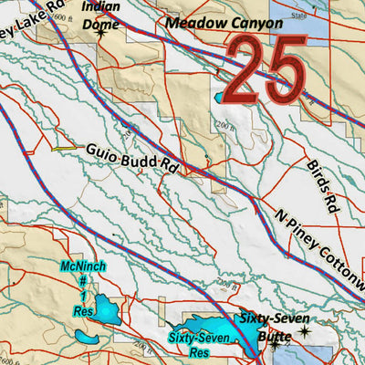 Wy Moose 25 Hybrid Hunting Map 2021