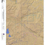 Miners Delight, Wyoming 7.5 Minute Topographic Map - Color Hillshade