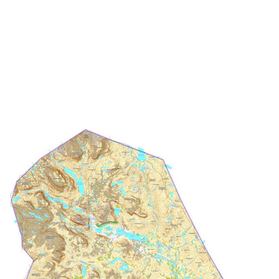 Porojärvi 1:100 000 (W34R)