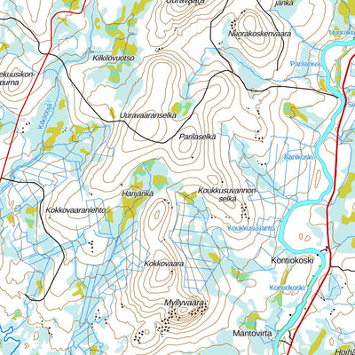 Ruuvaoja 1:100 000 (U52R)