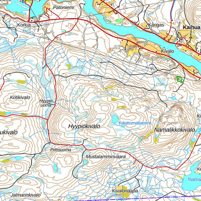 Oikarainen 1:100 000 (T43R)