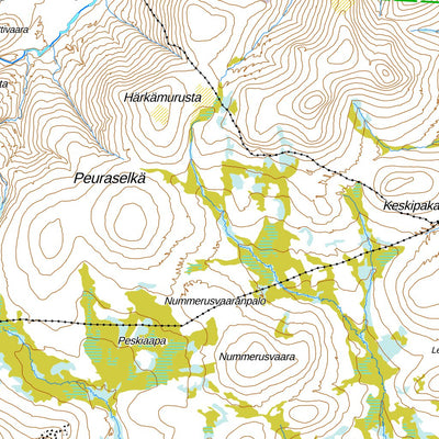 Mukkajoenrovat 1:100 000 (V51R)