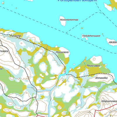 Yli-Kitinen 1:100 000 (V43R)