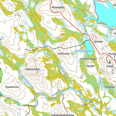 Yli-Kitinen 1:100 000 (V43R)