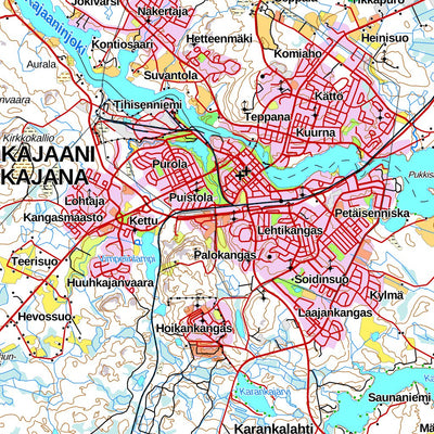 Kajaani 1:100 000 (Q52L)