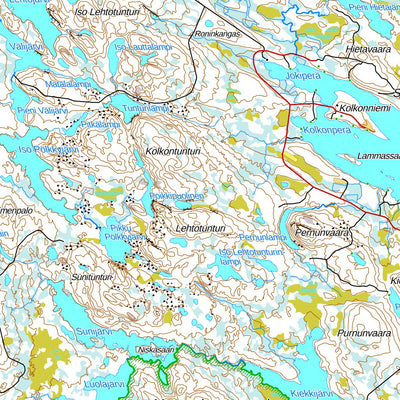 Luusua 1:100 000 (T51L)