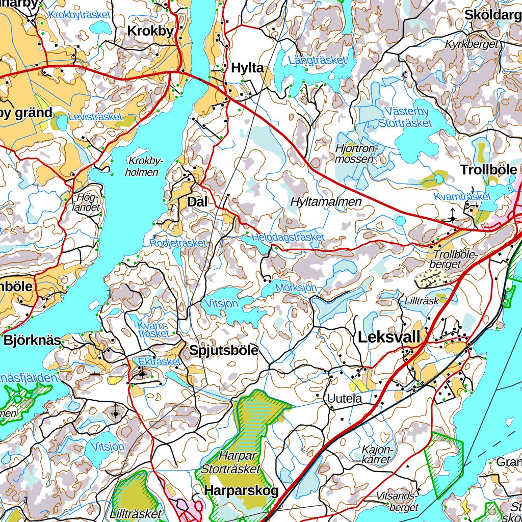 Raasepori 1:100 000 (K34R) Map by MaanMittausLaitos | Avenza Maps