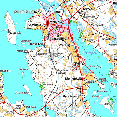 Pihtipudas 1:100 000 (P44L)