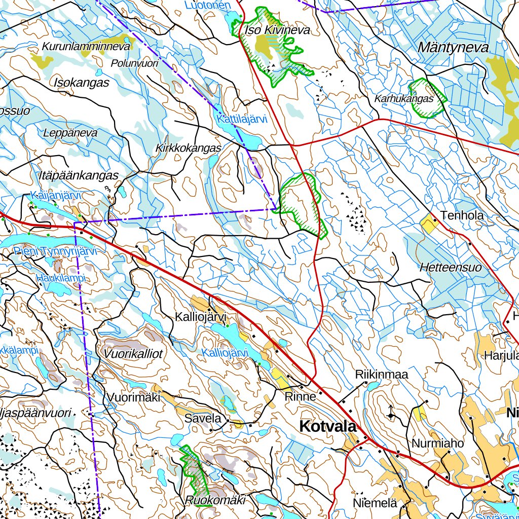 Pihtipudas 1 100 000 P44L Map By MaanMittausLaitos Avenza Maps Pihtipudas 1 100 000 P44L Map By MaanMittausLaitos Avenza Maps