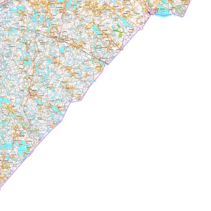 Simola 1:100 000 (L52R) Map by MaanMittausLaitos | Avenza Maps