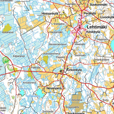 Alajärvi 1:100 000 (P41L)