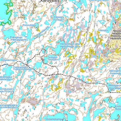 Sevettijärvi 1:100 000 (W52R)