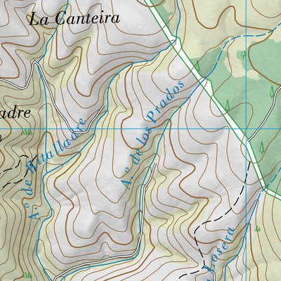 Santa Cruz de Abranes (03052) Map by Instituto Geografico Nacional de