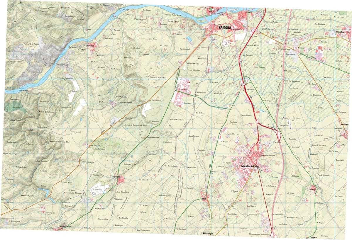Zamora Sur (0397-1) Map by Instituto Geografico Nacional de Espana ...