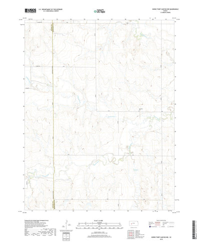 Horse Thief Canyon NW, KS (2018, 24000-Scale) Preview 1