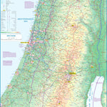 West Bank, Israel & Palestine 1:225,000 - ITMB