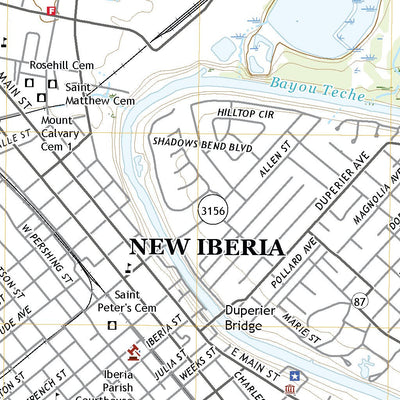 New Iberia North, LA (2020, 24000-Scale) Preview 3