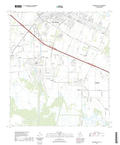 New Iberia South, LA (2020, 24000-Scale) Preview 1